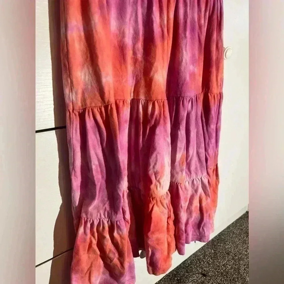 Wild fable tye-dye midi summer V-neck dress - Picture 6 of 6